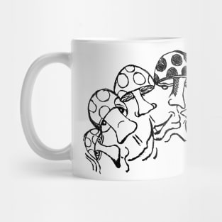 doodleflow shrooms Mug